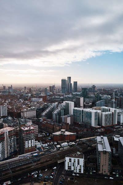 View From Salford Flat Manchester