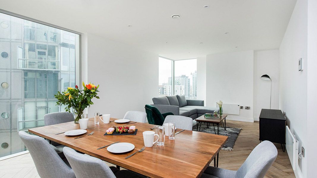 Dining Area In Salford Flat Manchester