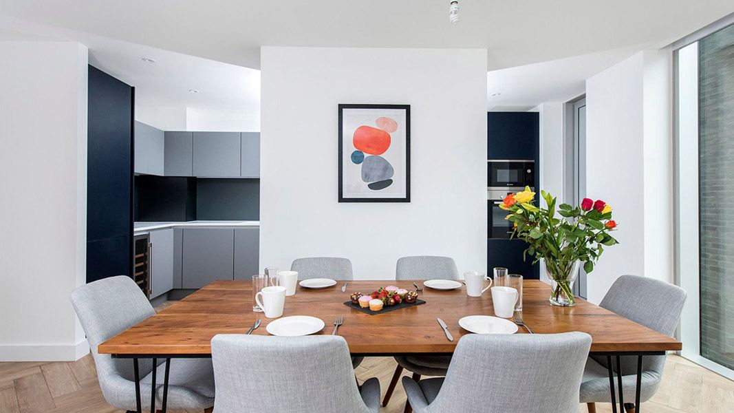 Dining Area In Salford Flat Manchester