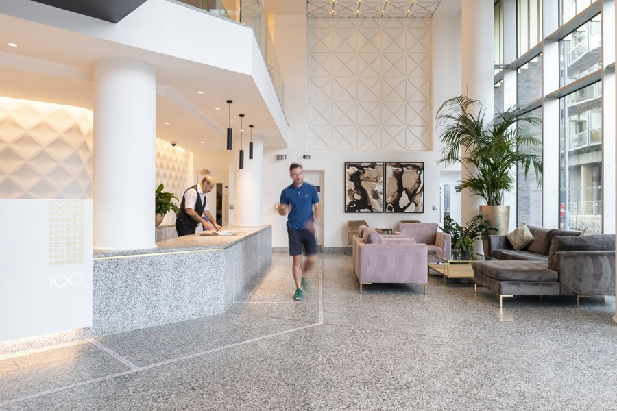 Lobby In Salford Flat Manchester