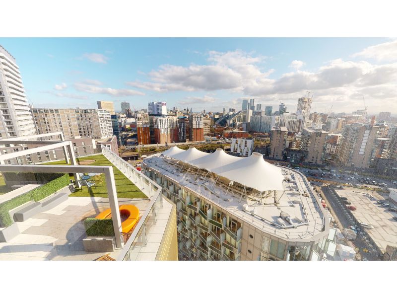 A Skyline View of Manchester from Anaconda Cut Terrace Area